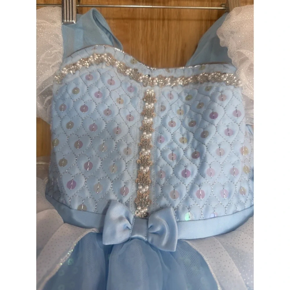 Disney Parks CINDERELLA Deluxe Designer Collection Costume Dress GIRLS Sz 4 NWT